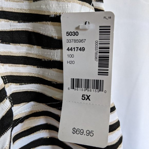 Pinup Glam! Underwire Tankini Top With Twisted Front in 5X - Picture 7 of 7